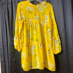 cute knee length floral dress